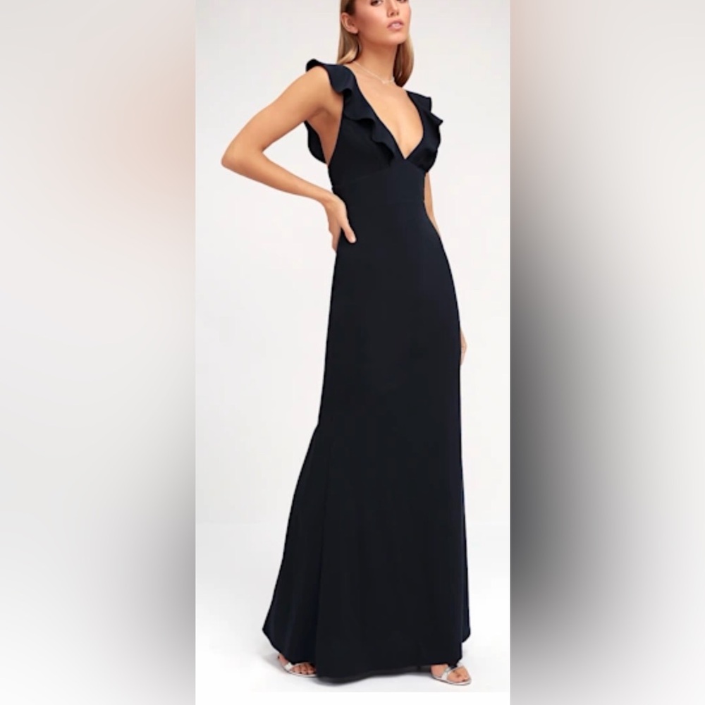Perfect Opportunity Navy Blue Maxi Dress